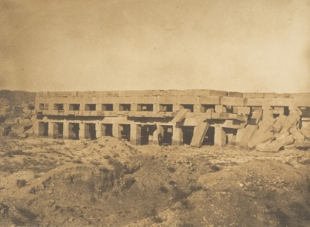 Promenoir de Thoutmès III - Dernières galeries du Palais de Karnac (Thèbes), 1849-50.