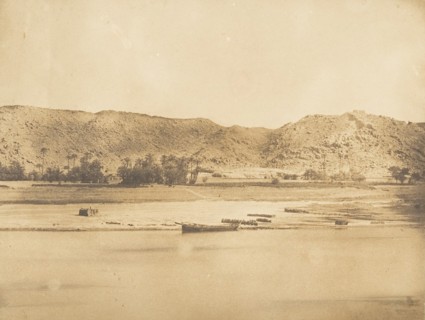 Vue prise au Sud-Est de Philae - Cherk-el-Hesseh, 1849-50.