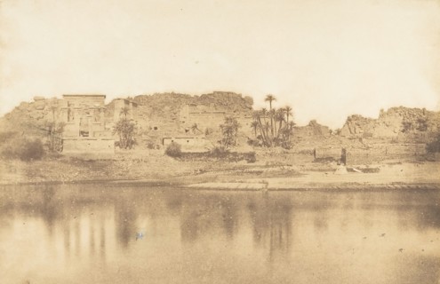 Vue générale de l'ile de Philae, prise de l'Est, 1849-50.
