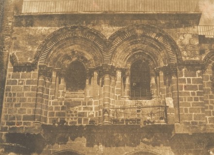 Façade de l'Eglise du St. Sépulcre, à Jérusalem (No. 2 partie supérieure), August 1850.