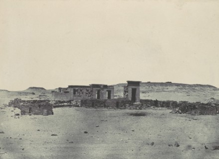 Nubie. Temple et Village de Débôd. Parembole de l'itinéraire d'Antonin, 1850.