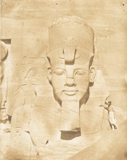 Colosse médial du Spéos d'Phré, à Abousembil, March 29, 1850.