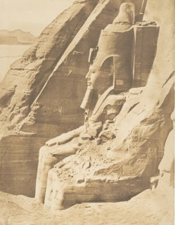 Profil du Colosse oriental du Spéos de Phré, à Abousembil (Portrait de Rhamsès-le-grand), March 29, 1850.
