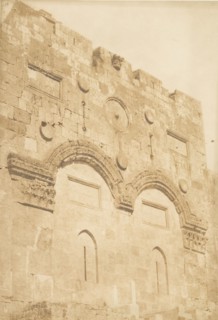 La Porte dorée à Jérusalem, August 1850.