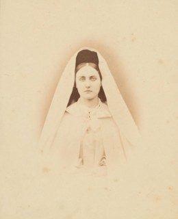Nonne blanche (tete), 1860s.