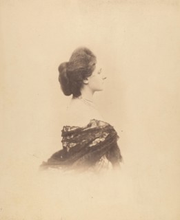 [Profile with Chignon, Large], 1859.