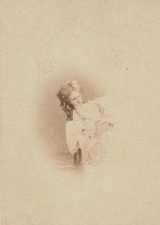 [Vignetted Sitting in Ritrosetta Dress], 1861-67.