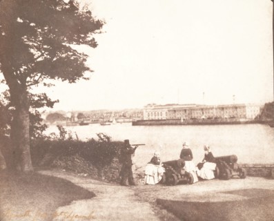 Plymouth from Mt. Edgcumbe, September 1845.