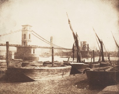 [Hungerford Suspension Bridge], ca. 1845.
