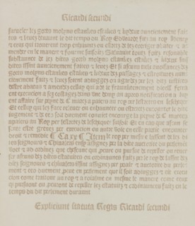 Facsimile of an Old Printed Page, before August 1839.