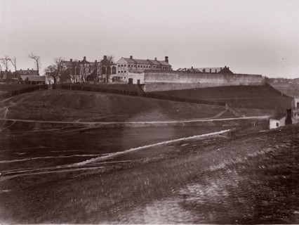 Penitentiary, Richmond, 1865. Formerly attributed to Mathew B. Brady.