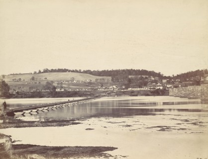 Pontoon Bridge, Across the Potomac, at Berlin, Maryland, November 1862, 1862.