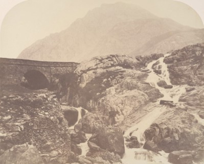 Near the Pass of Nant Frangen, North Wales, 1856.