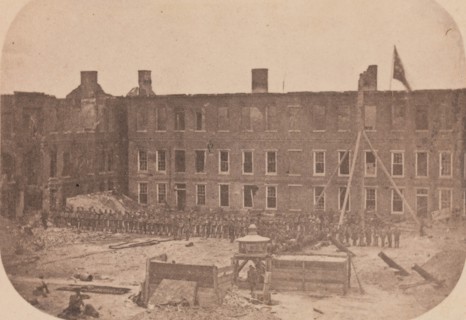 The Evacuation of Fort Sumter, April 1861, April 1861. Attributed to Alma A. Pelot and Jesse H. Bolles.