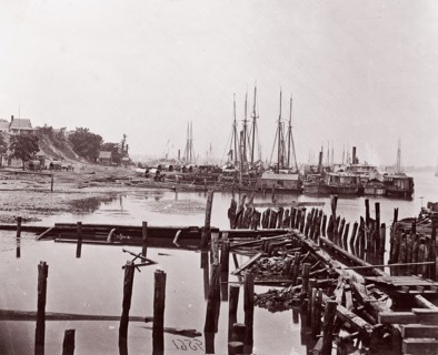 City Point, Virginia, 1861-65. Formerly attributed to Mathew B. Brady,