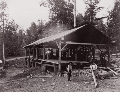 Government Saw Mill (Chattanooga), 1861-65. Formerly attributed to Mathew B. Brady.