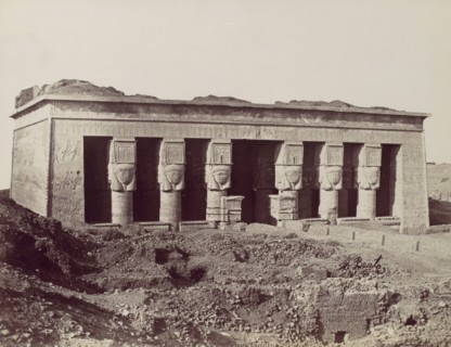 Temple a Denderah, 1870s.