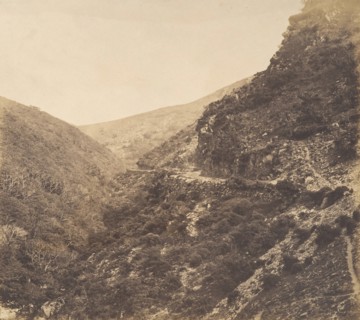 On the Road to Watersmeet, near Lynton, North Devon, 1856.