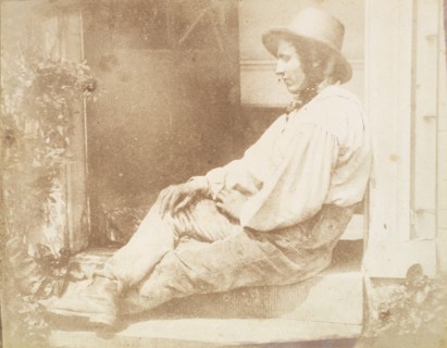 Portrait of the Gardener, possibly David Roderick, late 1840s.