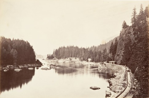 Tooth Bridge, Oregon, 1867, printed ca. 1876.