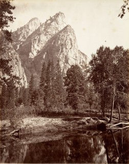 The Three Brothers, Yosemite, ca. 1872, printed ca. 1876.
