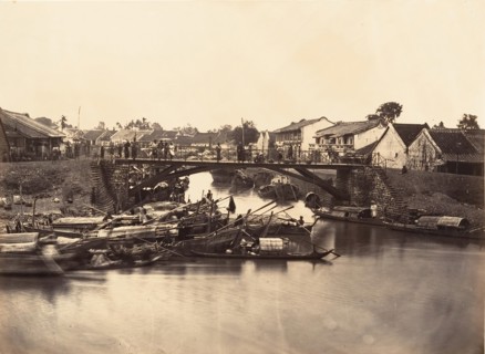 Vue de la Ville Chinoise (Cholen) Feuille No. 2, Saïgon, Cochinchine, 1866.