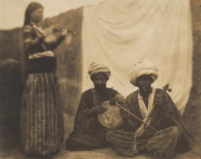 Egyptian Musicians (Rawabí) and Almée, February 20, 1852.
