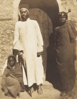 Abu Nabut and Negro Slaves in Cairo, April 22, 1852.