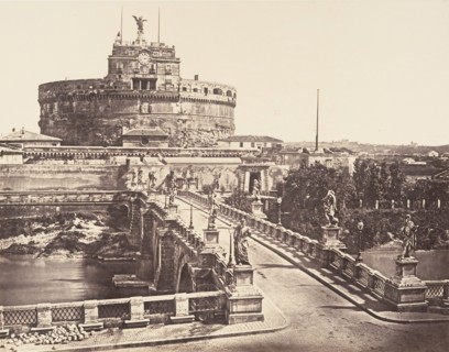 Ponte e Castel S. Angelo, 1848-52.