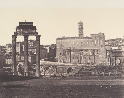 Campo Vaccino (Foro Romano), 1848-52.