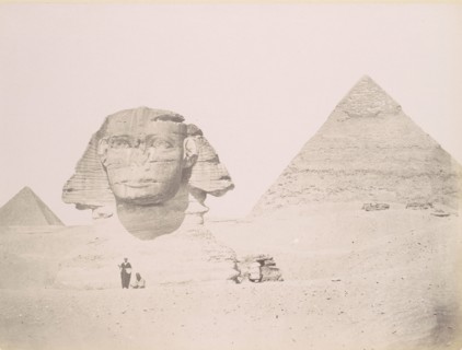 Pyramides et le Sphinx, 1860s-70s, printed ca. 1870.