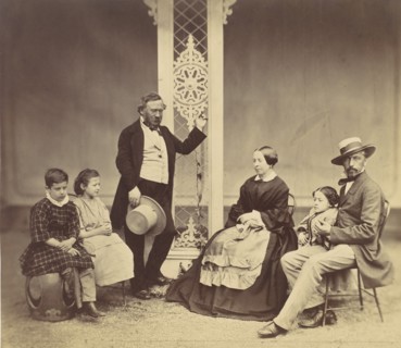 [Group Portrait of Six People], 1850s-60s.