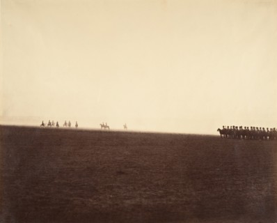 [Cavalry Maneuvers, Camp de Châlons], 1857.