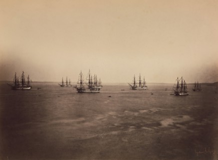 The French and English Fleets, Cherbourg, August 1858.