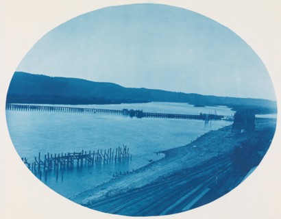 No. 193a. Old Ponton Bridge at Prairie du chien, Wisconsin, 1885.