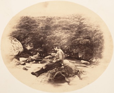 Peel Ross Fishing, ca. 1856-59.