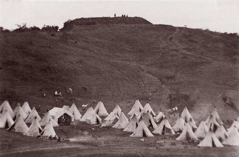 Confederate Earthworks, Belle Plain, Virginia, 1863. Formerly attributed to Mathew B. Brady.
