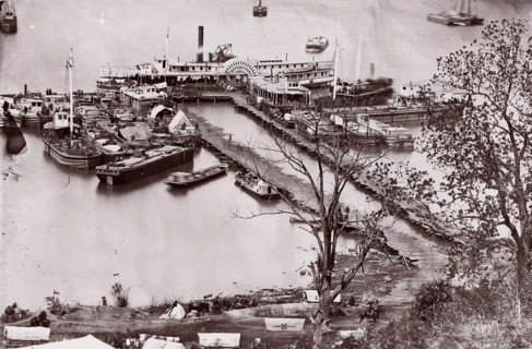 Belle Plain, Virginia, 1864. Formerly attributed to Mathew B. Brady.