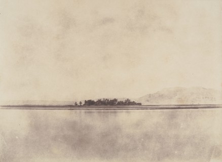 The Nile in front of the Theban Hills, 1853-54.