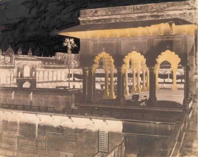 The Diwan-i Khas from the Mussaman Burj, Agra Palace, 1862-64.