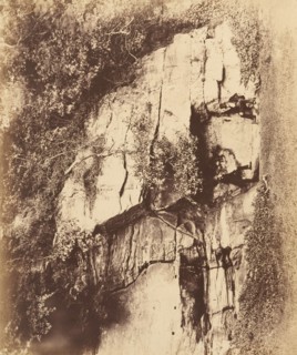 Fountains Abbey. The Echo Rock, 1850s.
