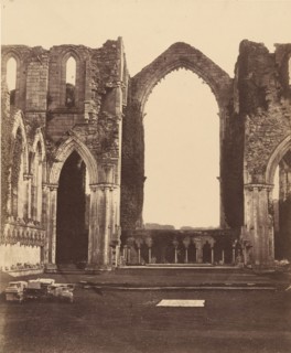 Fountains Abbey. The Chapel of the Nine Alters, Interior, 1850s.