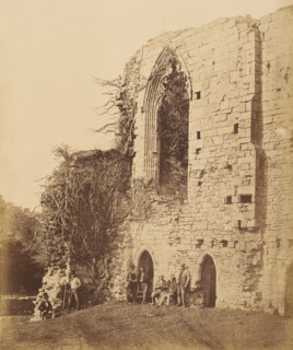 Easby Abbey. From the East, 1850s.