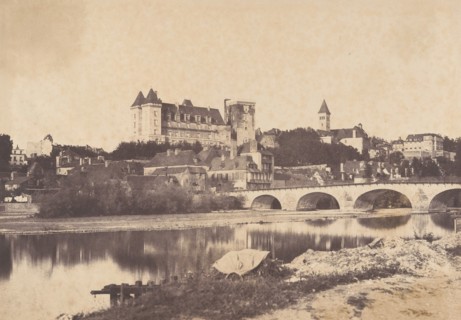 Vue du château de Pau, 1853.