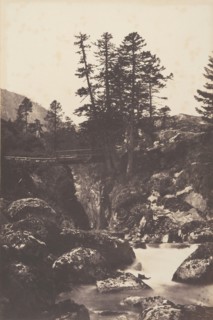 Cauterets, Pont d'Espagne, 1853.