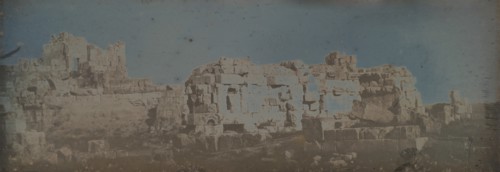 Hexagonal Court, Temple of Jupiter, Baalbek, 1843.