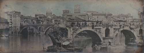 Ponte Rotto (Pons Aemilius), Rome, 1842.