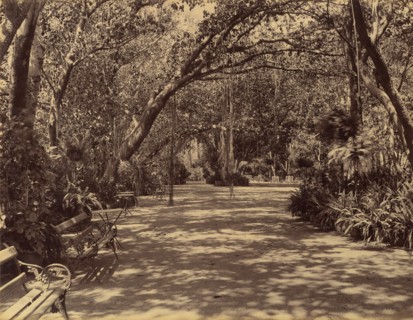 Sookh-Vilas Palace Garden, 1880-90.