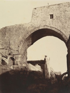 Arcade de l'Ecce Homo. Ponce Pilate présente Jésus au Peuple, 1860 or later.