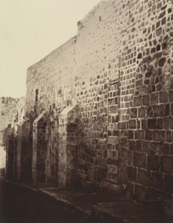 IIe Station. Jésus est chargé de sa croix. Cette Station est placée au bas de la Scala Santa qui a été entièrement transportée à Rome, il n'en reste que les première assises, 1860 or later.